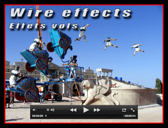 Vidéo wire effects - effets vols